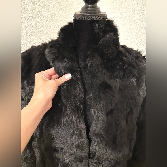 LUXURY RABBIT FUR COAT - Picture 11 of 15